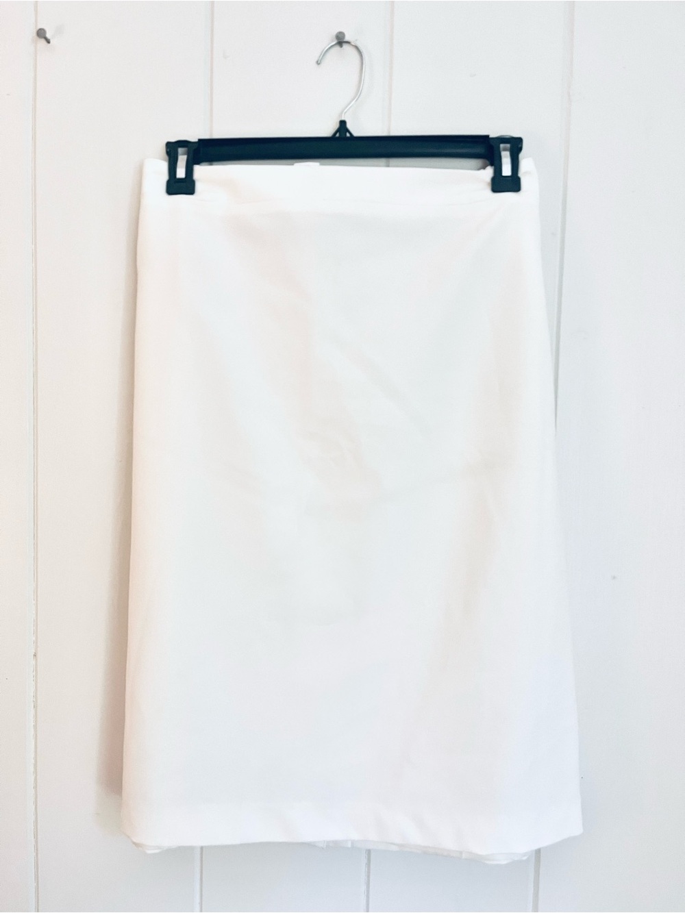 Ivory Pencil Skirt, Lined Elastic Waist, Office Work Classic, Size 18W, NWT - Picture 2 of 8